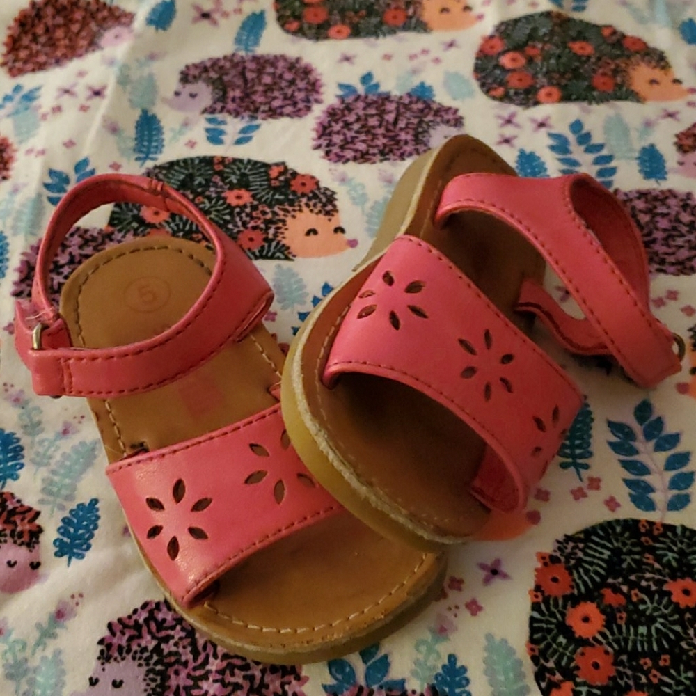 Pink sandals